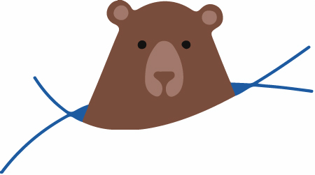 Site internet Annecy - L'Ours du Web faisant son apparition au travers d'une faille